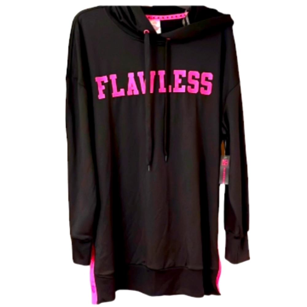 No Boundaries Lightweight Hoodie & Leggings Active Set Hot Pink & Black NWOT - Picture 1 of 12